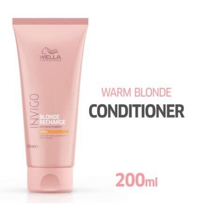 Wella professional invigo blonde recharge color refreshing conditioner warm blonde 200ml