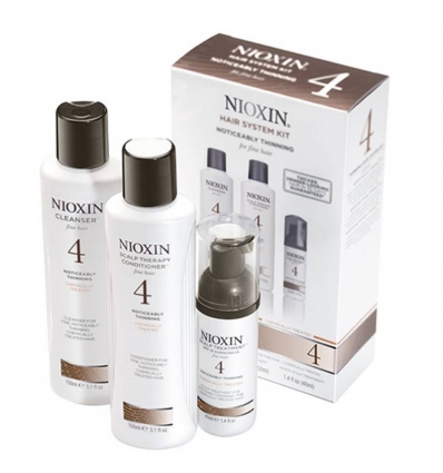 Nioxin system 4 colored hair progressed thinning  treatment set 3 pieces 150ml + 150ml + 40ml