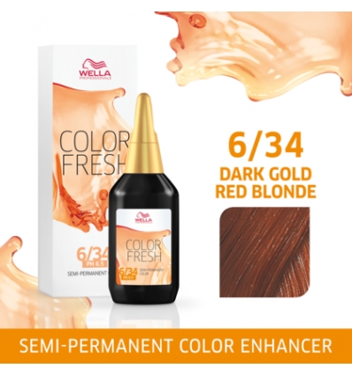 Wella color fresh 6/34 colorazione diretta 75ml