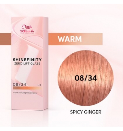 Wella Professional Shinefinity zero lift glaze 08/34 60ml