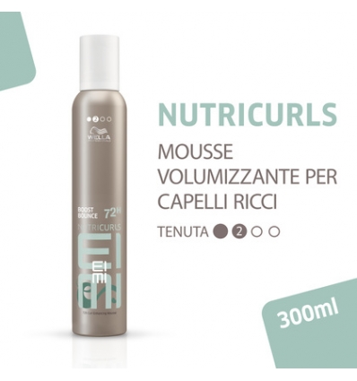 Wella eimi boost bounce livello 2 mousse definizione dei ricci 300ml
