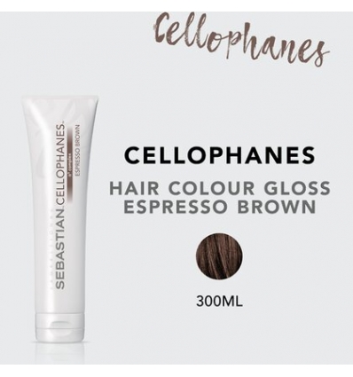 Cellophanes espresso brown sebastian 300 ml