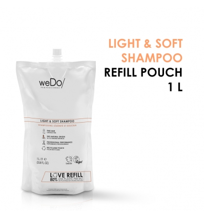 Wedo professional wella  light & soft RICARICA shampoo 1000 ml