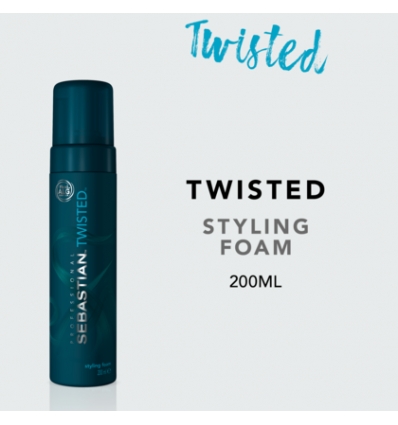 Sebastian twisted  curl lifter styling foam 200ml mousse