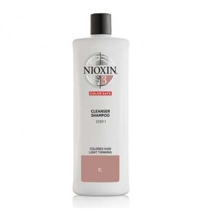 Nioxin 3 color safe cleanser shampoo step1 300ml