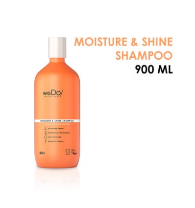 Wedo professional wella  mousture & shine shampoo 900 ml