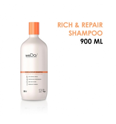 Wedo professional wella  rich & repair shampoo 900 ml
