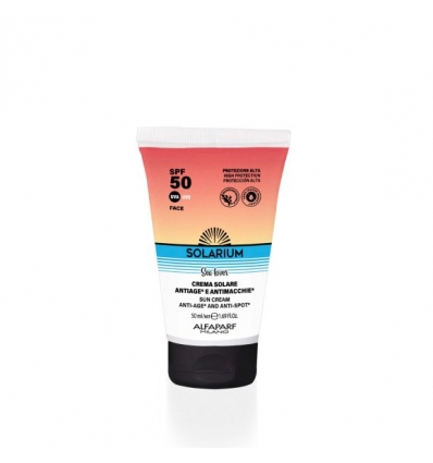 SOLARIUM Crema Solare Antiage e antimacchie viso 50ml