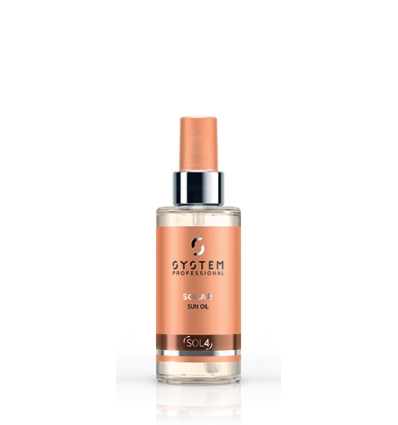 SOLAR SUN OIL LUSSUOSA PROTEZIONE PER CAPELLI 30ml System Professional